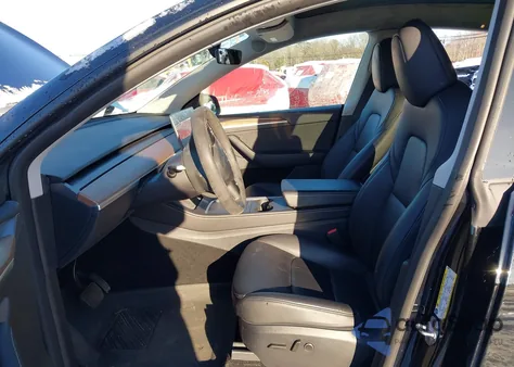 2024 Tesla Model Y Long Range Dual Motor All-Wheel Drive from USA, damaged, VIN 7SAYGAEE8RF153025